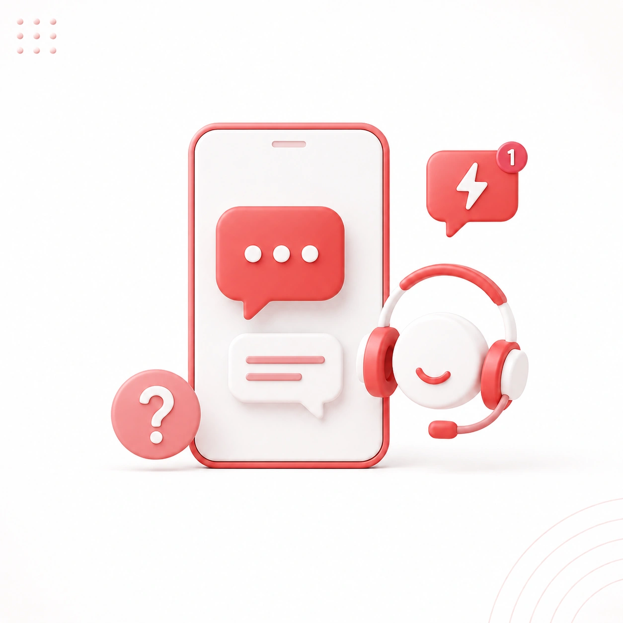 Ilustrasi fitur Chat Support Goe POS untuk bantuan pelanggan